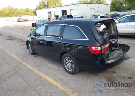 2013 Honda Odyssey Exl z USA, uszkodzony, nr VIN 5FNRL5H64DB010252